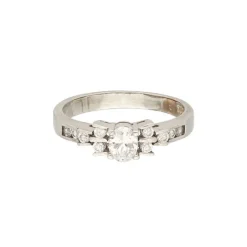 Damenring Wei&szlig;gold 585 - Gr. 54,5 - Privatbesitz