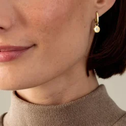 Diamant Anh&auml;nger f&uuml;r Creolen Gold 585