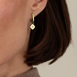 Diamant Anh&auml;nger f&uuml;r Creolen Gold 585
