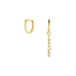 Diamant Anh&auml;nger f&uuml;r Creolen "Love" Gold 585