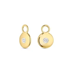 Diamant Anh&auml;nger f&uuml;r Creolen Gold 585