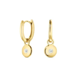 Diamant Anh&auml;nger f&uuml;r Creolen Gold 585