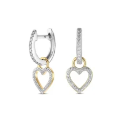Diamant Anh&auml;nger f&uuml;r Creolen 