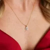 Diamant Anh&auml;nger "Knoten" Gold 585 bicolor