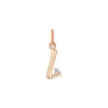 Diamant Anh&auml;nger "Letter L" Ros&eacute;gold 585 "Soft Peach"