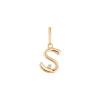 Diamant Anh&auml;nger "Letter S" Ros&eacute;gold 585 "Soft Peach"