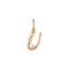 Diamant Anh&auml;nger "Letter U" Ros&eacute;gold 585 "Soft Peach"