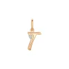 Diamant Anh&auml;nger "Letter T" Ros&eacute;gold 585 "Soft Peach"