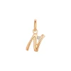 Diamant Anh&auml;nger "Letter N" Ros&eacute;gold 585 "Soft Peach"