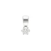 Diamant Anh&auml;nger Wei&szlig;gold 585 Brillant 0,50 ct.