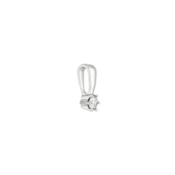 Diamant Anh&auml;nger Wei&szlig;gold 585 Brillant 0,10 ct.