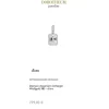 Diamant Aquamarin Anh&auml;nger Wei&szlig;gold 585