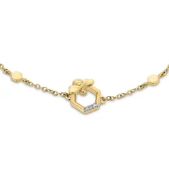 Diamant Armkette "Biene" Gold 585