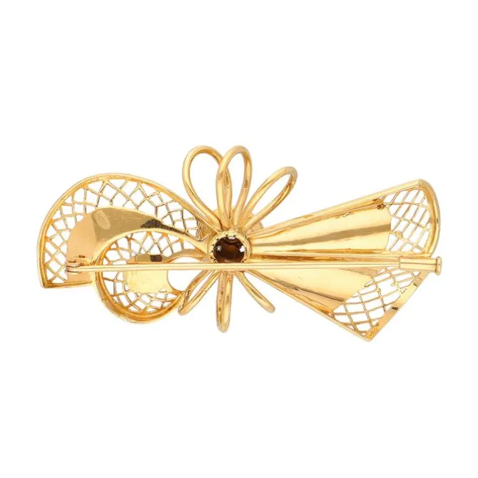 Diamant Brosche Gold 750 - Privatbesitz
