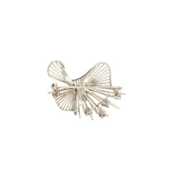 Diamant Brosche Wei&szlig;gold 585 - Privatbesitz
