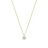Diamant Collier Gold 585 Brillant 0,25ct.