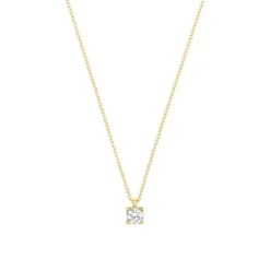 Diamant Collier Gold 585 Brillant 0,10ct.