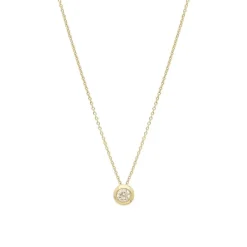 Diamant Collier Gold 585 Brillant ca. 0,25ct.