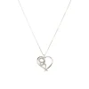 Diamant Collier "Herz" Wei&szlig;gold 750 - Privatbesitz