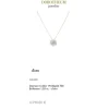 Diamant Collier Wei&szlig;gold 750 Brillanten 1,03 ct.