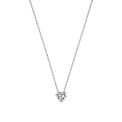 Diamant Collier Wei&szlig;gold 585