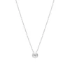Diamant Collier Wei&szlig;gold 585 Brillant 0,33 ct.