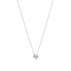 Diamant Collier Wei&szlig;gold 585 Brillant 0,15 ct.
