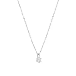 Diamant Collier Wei&szlig;gold 585 Brillant 0,25 ct.