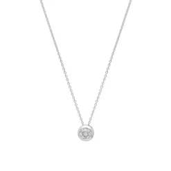 Diamant Collier Weißgold 585 Brillant 0,50 ct.