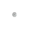 Diamant Einzelstecker Wei&szlig;gold 585 Brillant 0,05 ct.