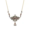 Diamant Granat Collier Gold 585 - Privatbesitz