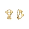 Diamant Ohrclips Gold/Wei&szlig;gold 750 - Privatbesitz