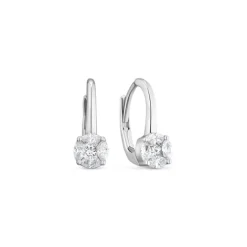 Diamant Ohrh&auml;nger Wei&szlig;gold 585