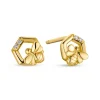 Diamant Ohrstecker "Biene" Gold 585