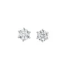 Diamant Ohrstecker Brillanten 0,32 ct. Wei&szlig;gold 585