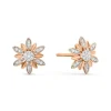 Diamant Ohrstecker Ros&eacute;gold 585 "Soft Peach"