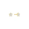 Diamant Ohrstecker "Stern" Gold 585