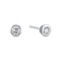 Diamant Ohrstecker Wei&szlig;gold 585 Brillanten 0,33 ct.