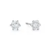 Diamant Ohrstecker Wei&szlig;gold 585 Brillanten 0,50 ct.