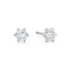 Diamant Ohrstecker Wei&szlig;gold 585 Brillanten 0,50 ct.