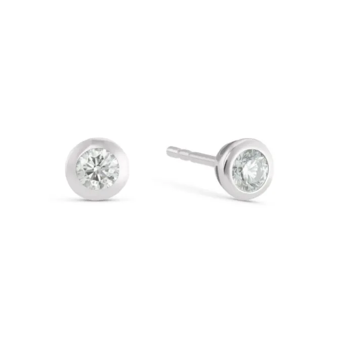 Diamant Ohrstecker Weißgold 585 Brillanten 0,25ct.