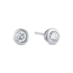 Diamant Ohrstecker Wei&szlig;gold 585 Brillanten 0,50 ct.
