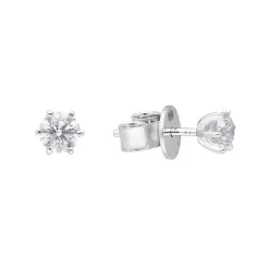 Diamant Ohrstecker Wei&szlig;gold 585 Brillanten 0,50 ct.