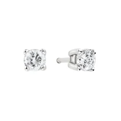 Diamant Ohrstecker Wei&szlig;gold 585 Brillanten 0,50 ct.