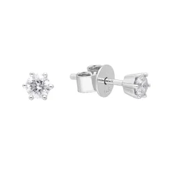 Diamant Ohrstecker Wei&szlig;gold 585 Brillanten 0,25 ct.