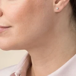 Diamant Ohrstecker Wei&szlig;gold 585 Brillanten 0,10 ct.