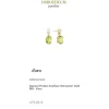 Diamant Peridot Amethyst Ohrstecker Gold 585