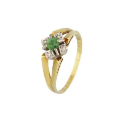 Diamant Ring Gold/Wei&szlig;gold 585 - Gr. 63 - Privatbesitz