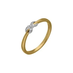 Diamant Ring "Infinity" Gold 585