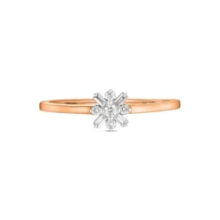 Diamant Ring Roségold 585 "Soft Peach"